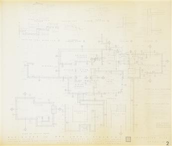 (WRIGHT, FRANK LLOYD; architecture firm). Design Plans for McCarthy Residence.